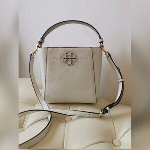 TORY BURCH MCGRAW HOBO Bucket Bag